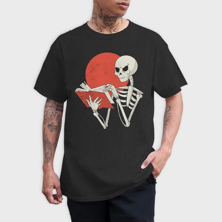 Skeleton Book, Tricou Barbati (Unisex)