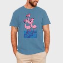 Flamingo Trio, Tricou Barbati (Unisex)