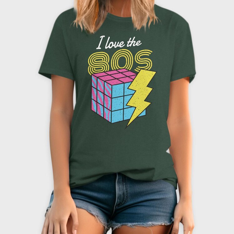I Love the 80's, Tricou Barbati (Unisex)