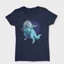 Astronaut Riding Dino, Tricou Femei