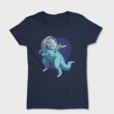 Astronaut Riding Dino, Tricou Femei