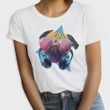 Retro Pug, Tricou Femei