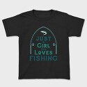 Just A Girl Who Loves Fishing, Tricou Copii