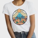 Camping Illustration, Tricou Femei
