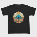 Camping Illustration, Tricou Copii