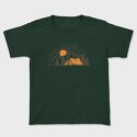 Vintage Adventure Outdoor Camping, Tricou Copii