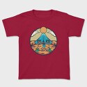 Camping Illustration, Tricou Copii