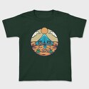 Camping Illustration, Tricou Copii