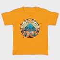 Camping Illustration, Tricou Copii