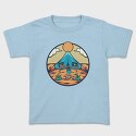 Camping Illustration, Tricou Copii
