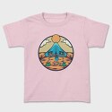 Camping Illustration, Tricou Copii