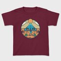 Camping Illustration, Tricou Copii