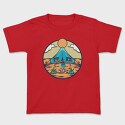 Camping Illustration, Tricou Copii