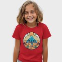 Camping Illustration, Tricou Copii
