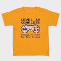 Retro Gamepad Lvl 30 Complete, Tricou Copii