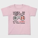 Retro Gamepad Lvl 30 Complete, Tricou Copii