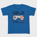 Retro Gamepad Lvl 30 Complete, Tricou Copii