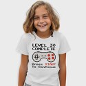 Retro Gamepad Lvl 30 Complete, Tricou Copii