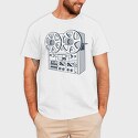 Vintage Audio Illustration 2, Tricou Barbati (Unisex)