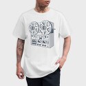 Vintage Audio Illustration 2, Tricou Barbati (Unisex)