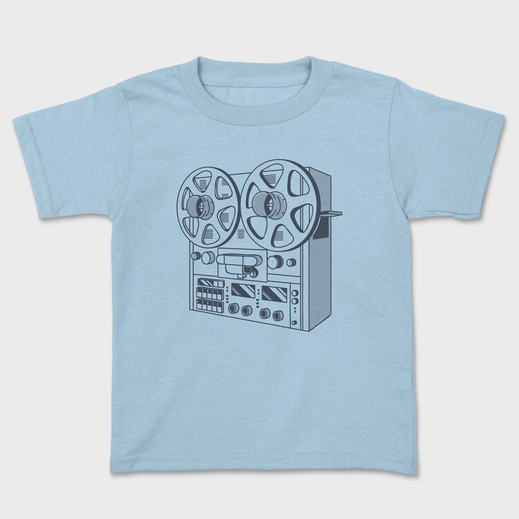 Vintage Audio Illustration 2, Tricou Copii
