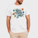 Astronaut Painting, Tricou Barbati (Unisex)