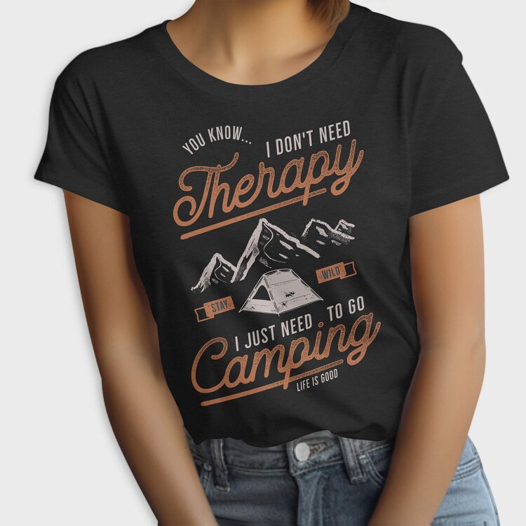 Camping Therapy, Tricou Femei