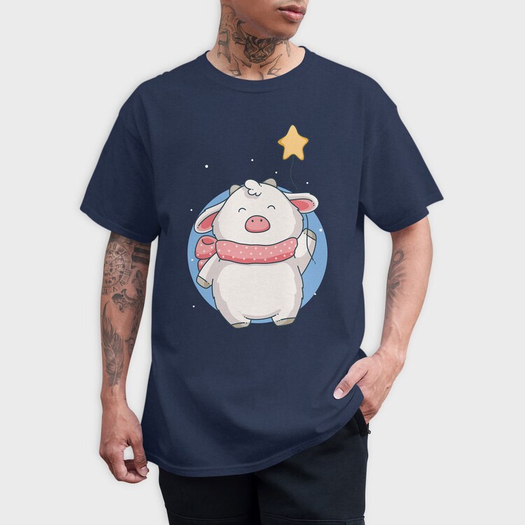 Cute Lamb, Tricou Barbati (Unisex)