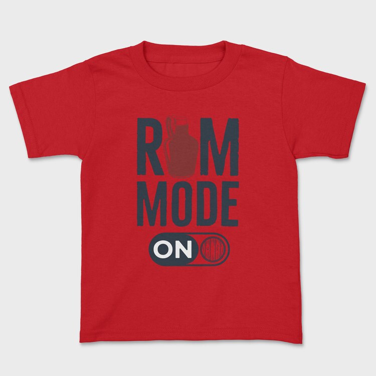 Rum Mode On, Tricou Copii