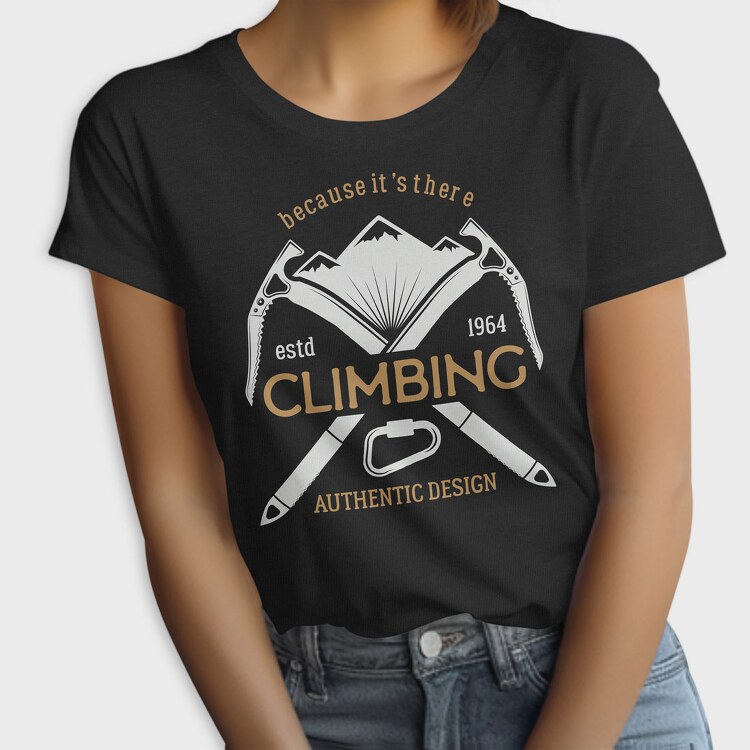climbing mountain, Tricou Femei
