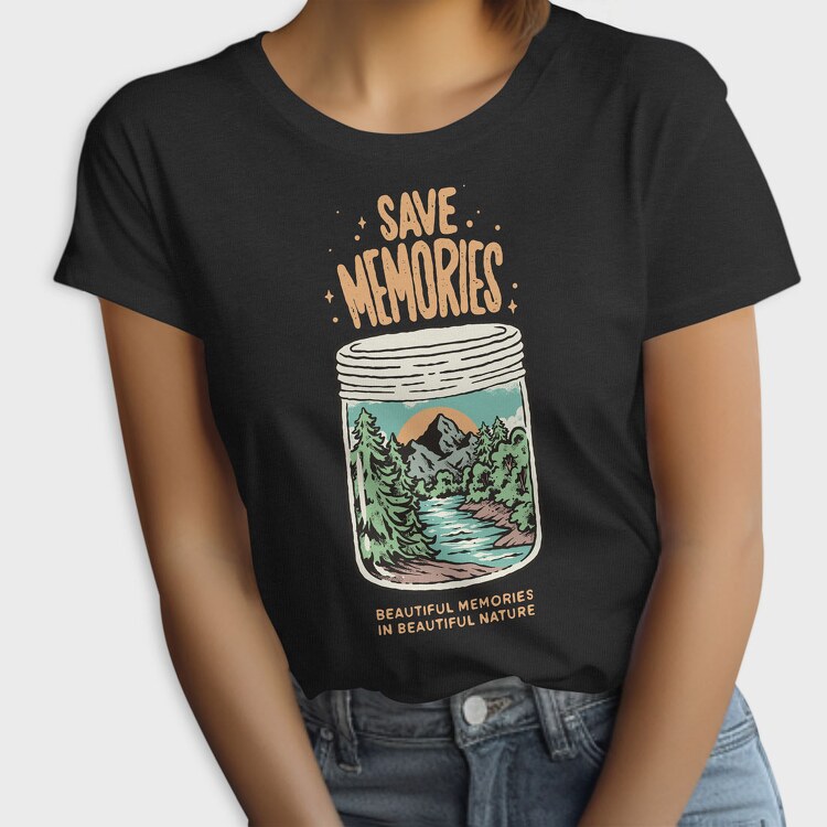 Save Memories Jar, Tricou Femei