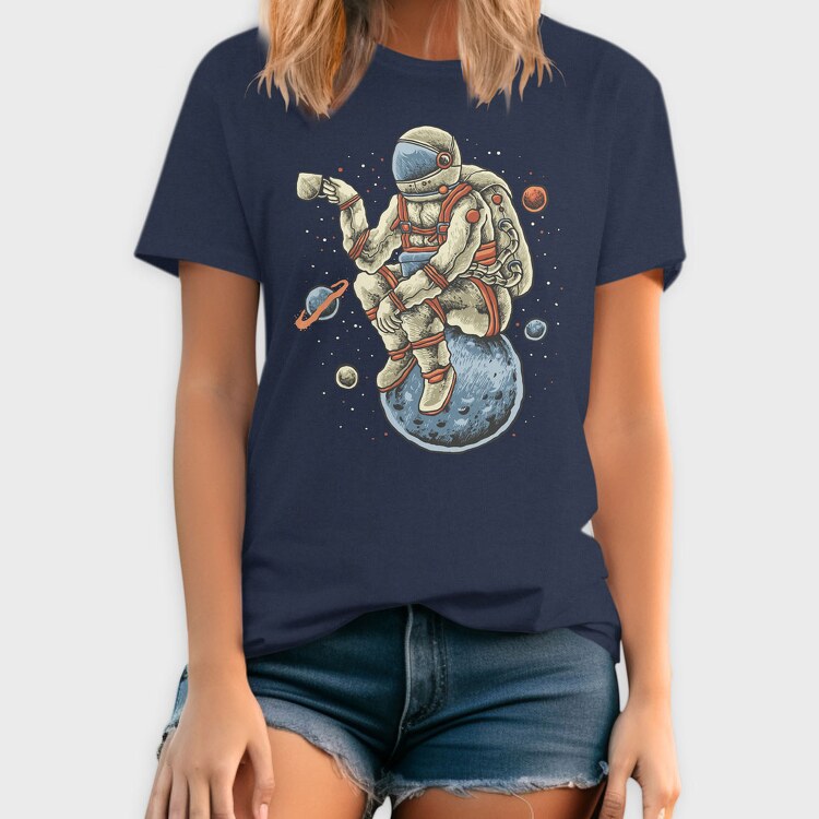 Coffee Astronaut, Tricou Barbati (Unisex)