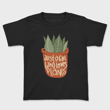 Girl Who Loves Plants, Tricou Copii