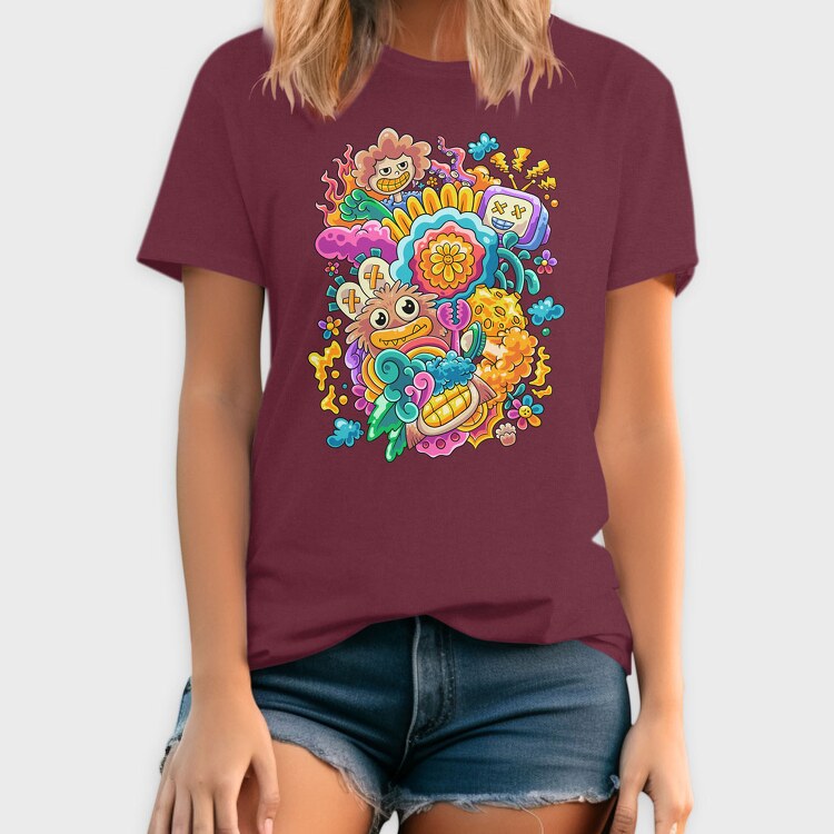 Colorful Collage, Tricou Barbati (Unisex)