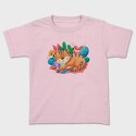 Watercolor Cat, Tricou Copii