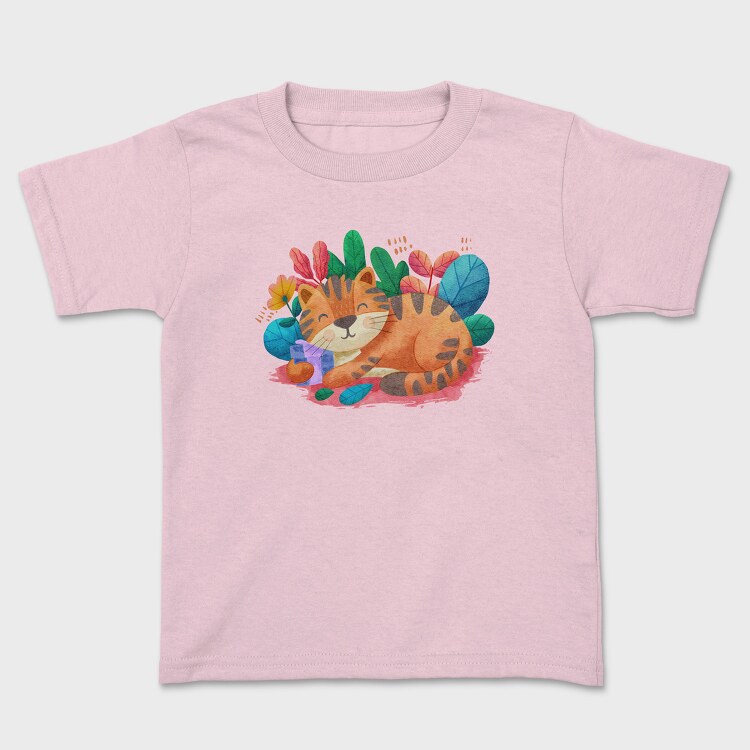 Watercolor Cat, Tricou Copii
