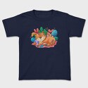 Watercolor Cat, Tricou Copii