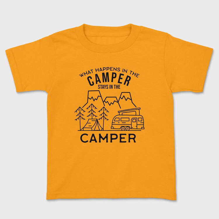 What Happens in the Camper, Tricou Copii