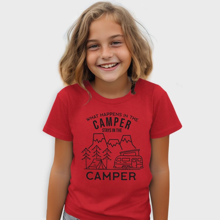 What Happens in the Camper, Tricou Copii
