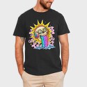 Skull Rainbow, Tricou Barbati (Unisex)