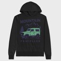 Mountain Traveller, Hanorac Oversize Barbati (Unisex)