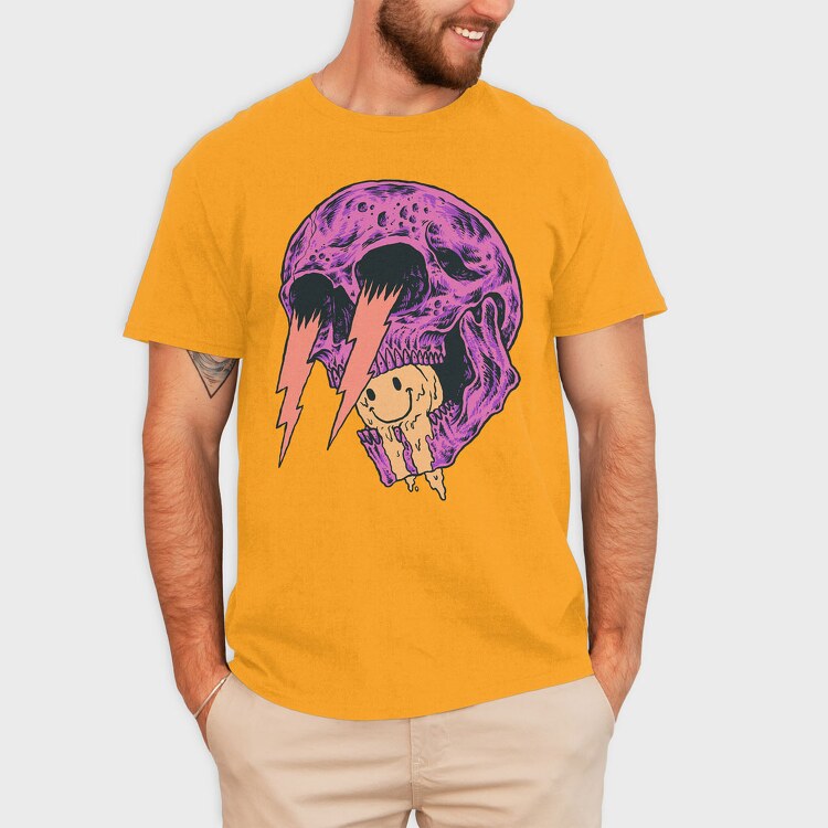 Skull Smile, Tricou Barbati (Unisex)