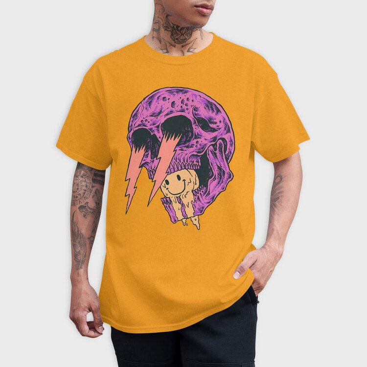 Skull Smile, Tricou Barbati (Unisex)