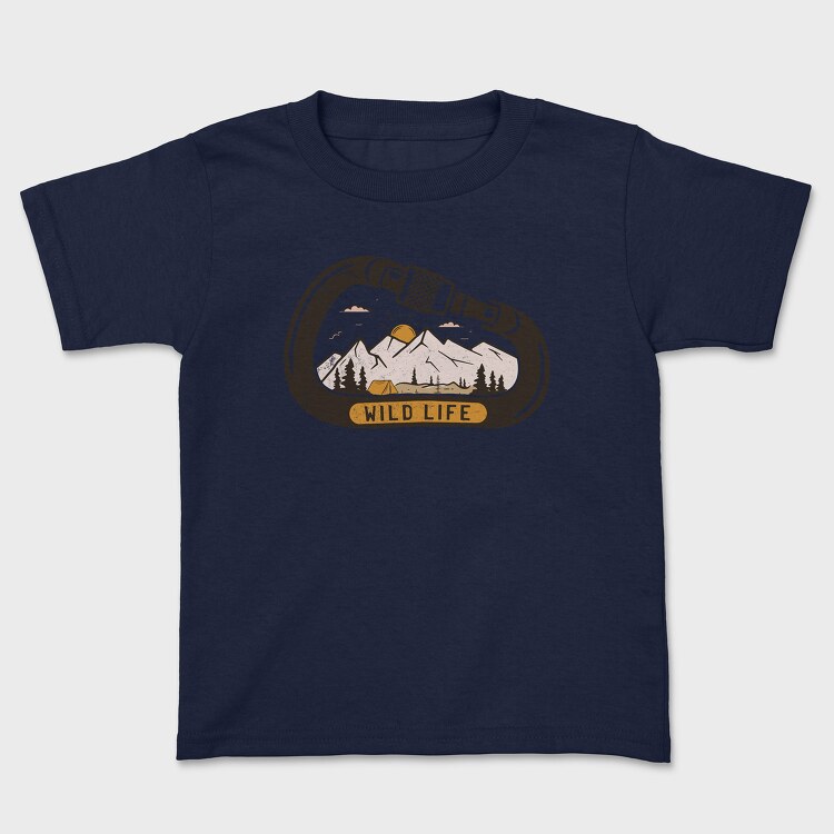 Wild Life Carabiner, Tricou Copii