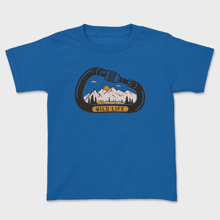 Wild Life Carabiner, Tricou Copii