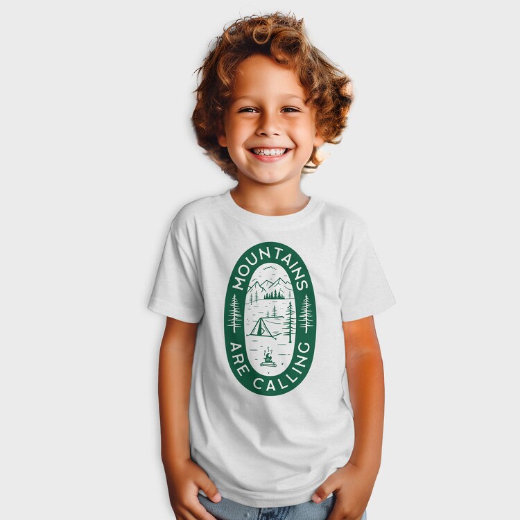 Mountains Are Calling Green, Tricou Copii