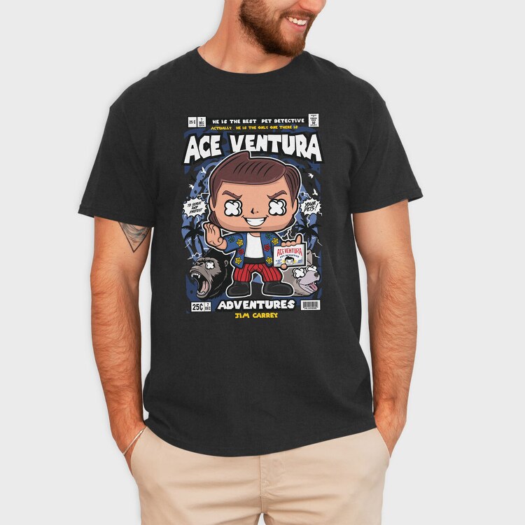 Ace Ventura, Tricou Barbati (Unisex)