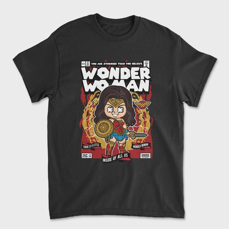 Wonder Woman, Tricou Barbati (Unisex)