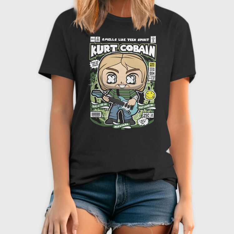 Kurt Cobain, Tricou Barbati (Unisex)