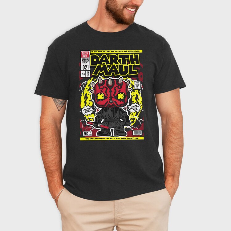 Darth Maul, Tricou Barbati (Unisex)